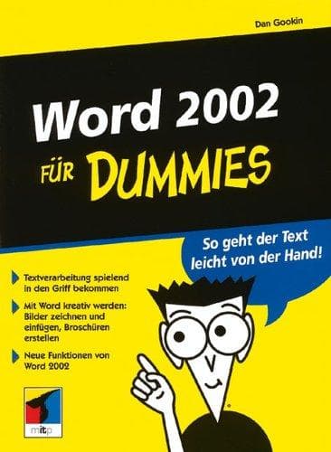 Tapa de Word 2002 Fur Dummies