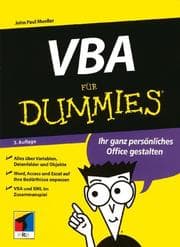 Tapa de VBA Für Dummies