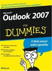 Tapa de Outlook 2007 Für Dummies