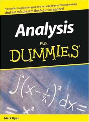 Tapa de Analysis Für Dummies