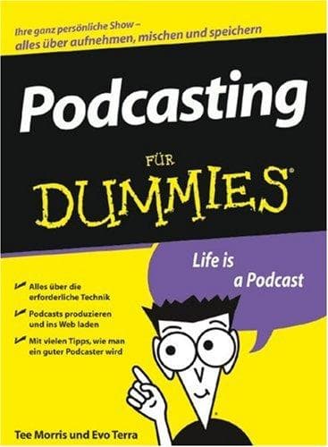 Tapa de Podcasting Fur Dummies
