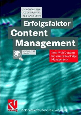 Tapa de Erfolgsfaktor Content-Management