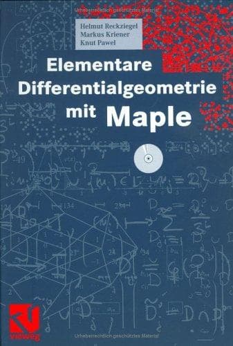 Tapa de Elementare Differentialgeometrie Mit Maple