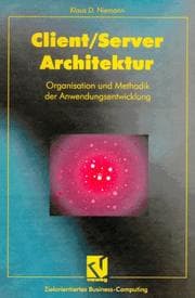Tapa de Client / Server- Architektur. Organisation und Methodik der Anwendungsentwicklung