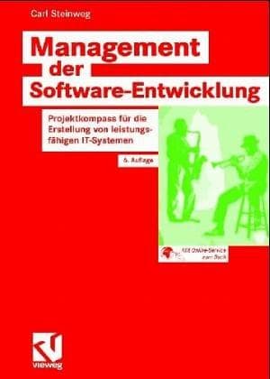 Tapa de Projektkompass Softwareentwicklung. Geschäftsorientierte Entwicklung von IT-Systemen