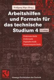 Tapa de Arbeitshilfen und Formeln für das technische Studium, Bd.4, Elektrotechnik, Elektronik, Digitaltechnik, Steuerungstechnik