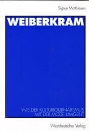 Tapa de Weiberkram. Wie der Kulturjournalismus mit der Mode umgeht