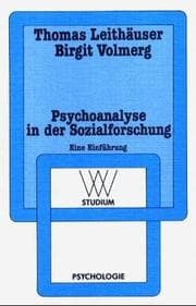 Tapa de Psychoanalyse in der Sozialforschung