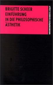 Tapa de Einführung in die philosophische Ästhetik