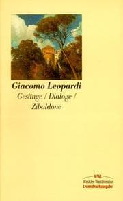 Tapa de Gesänge. Dialoge und andere Lehrstücke. Zibaldone