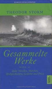 Tapa de Gesammelte Werke, 2 Bde., Geb, Bd.2, Späte Novellen, Märchen, Spukgeschichten, Gedichte und Prosa