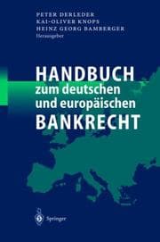 Tapa de Handbuch zum deutschen und europäischen Bankrecht