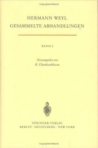 Tapa de Gesammelte Abhandlungen