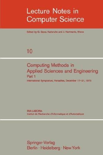 Tapa de Computing methods in applied sciences and engineering