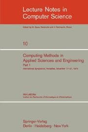 Tapa de Computing methods in applied sciences and engineering