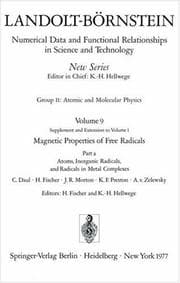Tapa de Atoms, Inorganic Radicals and Radicals in Metal Complexes / Atome, anorganische Radikale und Radikale in Metallkomplexen