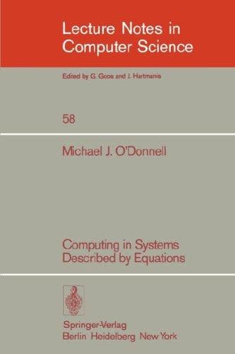 Tapa de Computing in systems described by equations