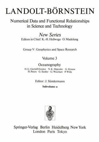 Tapa de Landolt-Börnstein - Oceanography