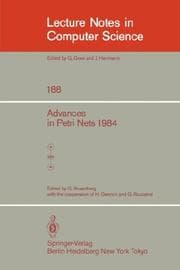 Tapa de Advances in Petri Nets 1984