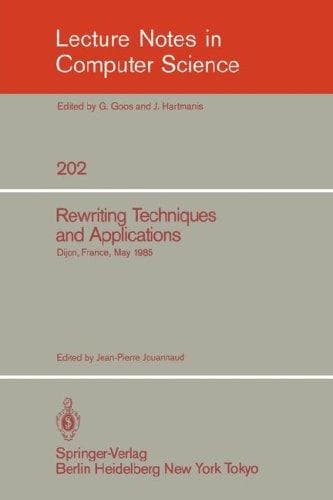 Tapa de Rewriting Techniques and Applications