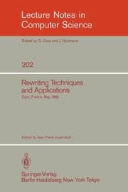Tapa de Rewriting Techniques and Applications