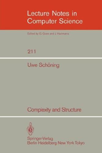 Tapa de Complexity and Structure