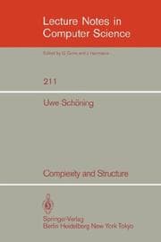 Tapa de Complexity and Structure