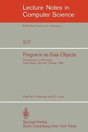 Tapa de Programs as data objects