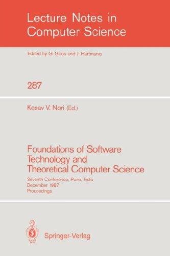 Tapa de Foundations of Software Technology and Theoretical Computer Science