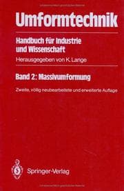 Tapa de Umformtechnik. Handbuch für Industrie und Wissenschaft: Band 2