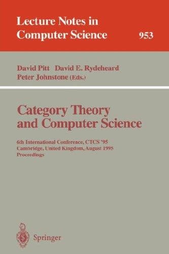 Tapa de Category Theory and Computer Science