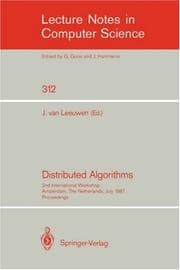 Tapa de Distributed Algorithms