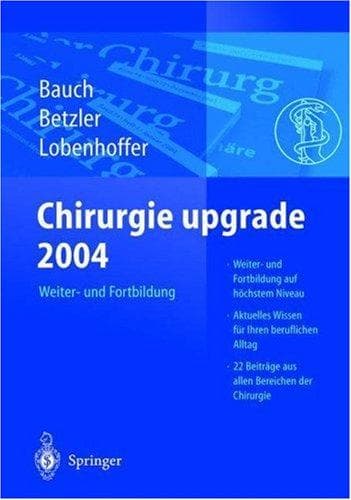 Tapa de Chirurgie Upgrade 2004