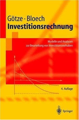Tapa de Investitionsrechnung