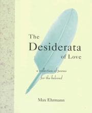 Tapa de The desiderata of love
