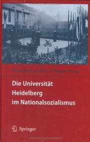 Tapa de Die Universität Heidelberg im Nationalsozialismus
