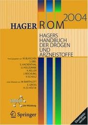Tapa de HagerROM 2004. Hagers Handbuch der Drogen und Arzneistoffe