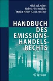 Tapa de Handbuch des Emissionshandelsrechts