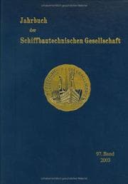 Tapa de 2003 (Jahrbuch der Schiffbautechnischen Gesellschaft)