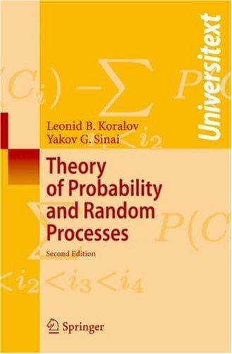 Tapa de Theory of probability and random processes