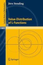 Tapa de Value-Distribution of L-Functions