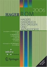 Tapa de HagerROM 2006. Hagers Handbuch der Drogen und Arzneistoffe