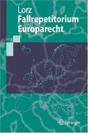 Tapa de Fallrepetitorium Europarecht