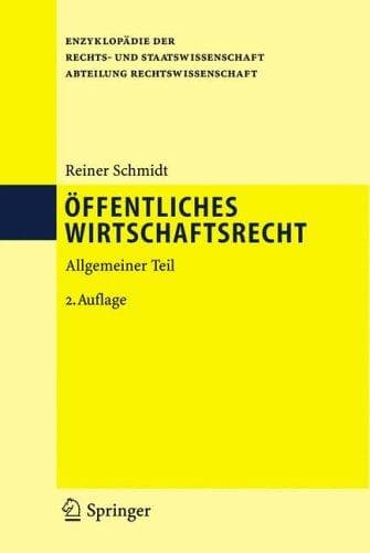 Tapa de Öffentliches Wirtschaftsrecht