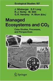 Tapa de Managed ecosystems and CO2