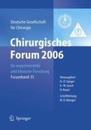 Tapa de Chirurgisches Forum 2006 fu r Experimentelle und Klinische Forschung