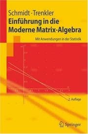 Tapa de Einfhrung in die Moderne Matrix-Algebra