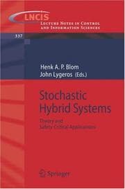 Tapa de Stochastic hybrid systems