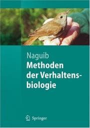 Tapa de Methoden der Verhaltensbiologie