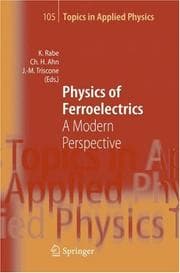 Tapa de Physics of ferroelectrics